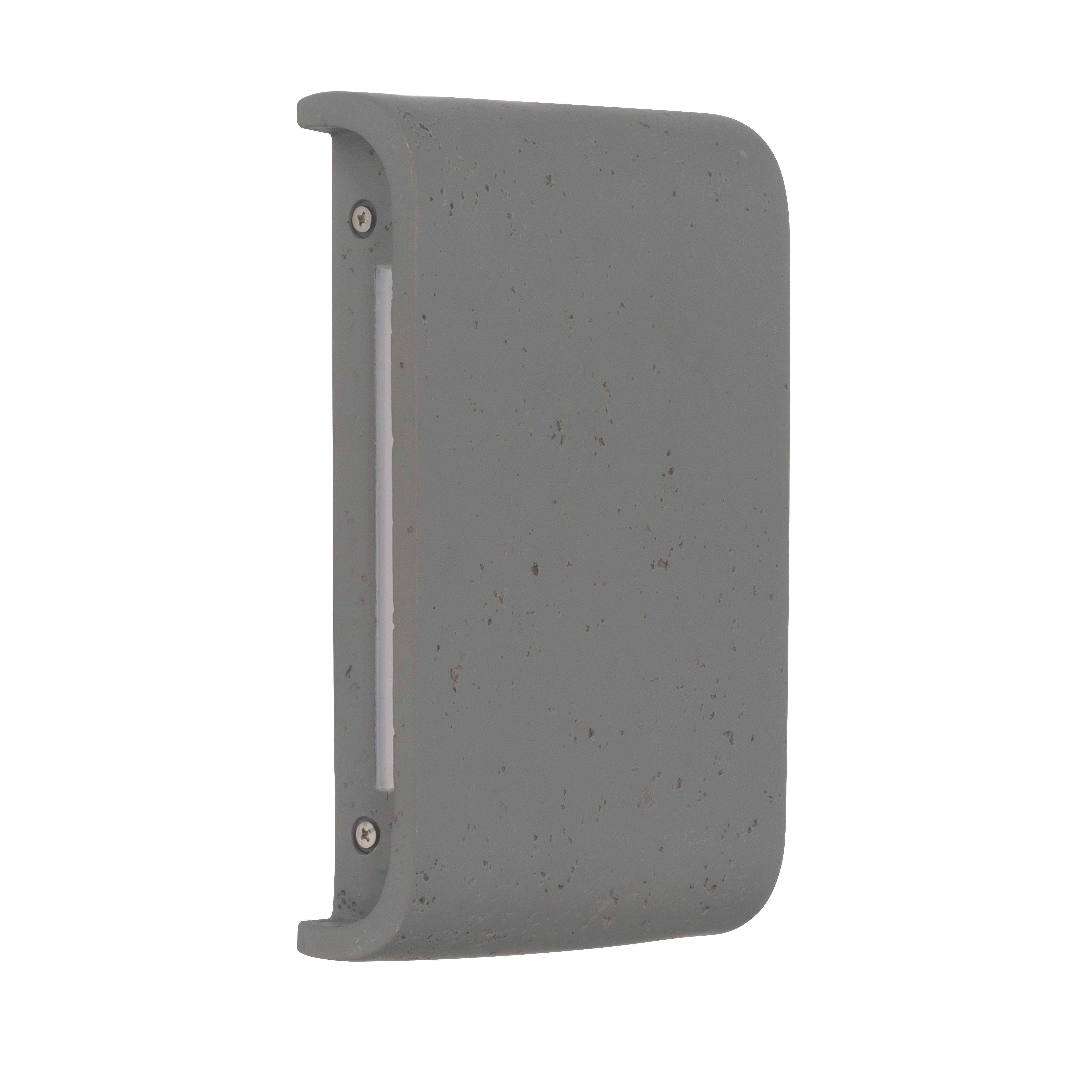 Golden Lighting Stela Integrated LED 9in Outdoor Wall in Gray Travertine