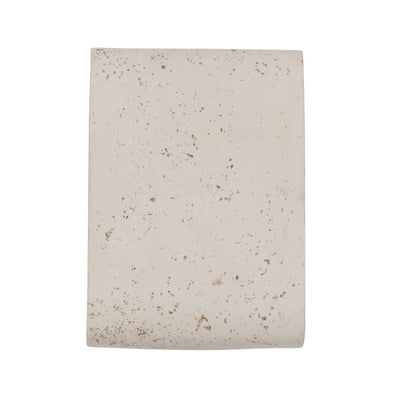 Golden Lighting Stela Integrated LED 9in Outdoor Wall in White Travertine - - Golden Lighting