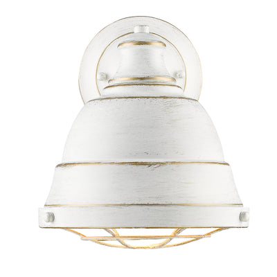 Golden Lighting Bartlett 1-light Wall Sconce in French White - - Golden Lighting