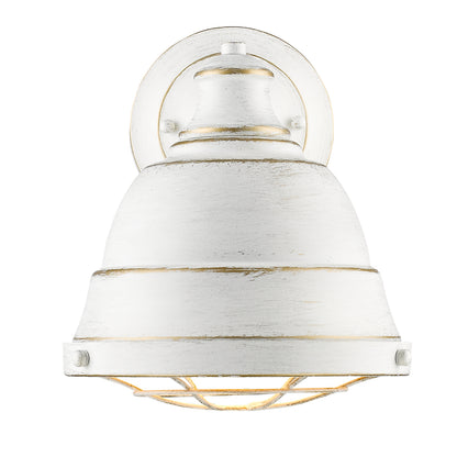 Bartlett 1 Light Wall Sconce in French White - - Golden Lighting