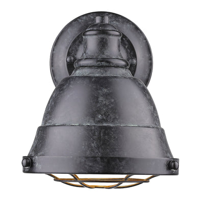Golden Lighting Bartlett 1-light Vanity in Black Patina - - Golden Lighting