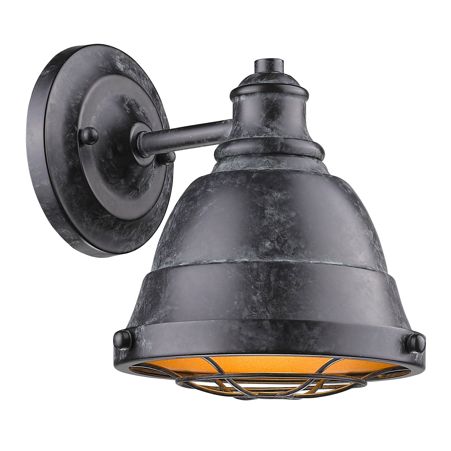 Golden Lighting Bartlett 1-light Vanity in Black Patina - - Golden Lighting