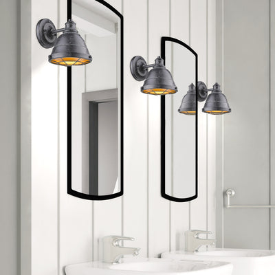 Golden Lighting Bartlett 1-light Vanity in Black Patina - - Golden Lighting