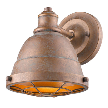 Golden Lighting Bartlett 1-light Vanity in Copper Patina - - Golden Lighting