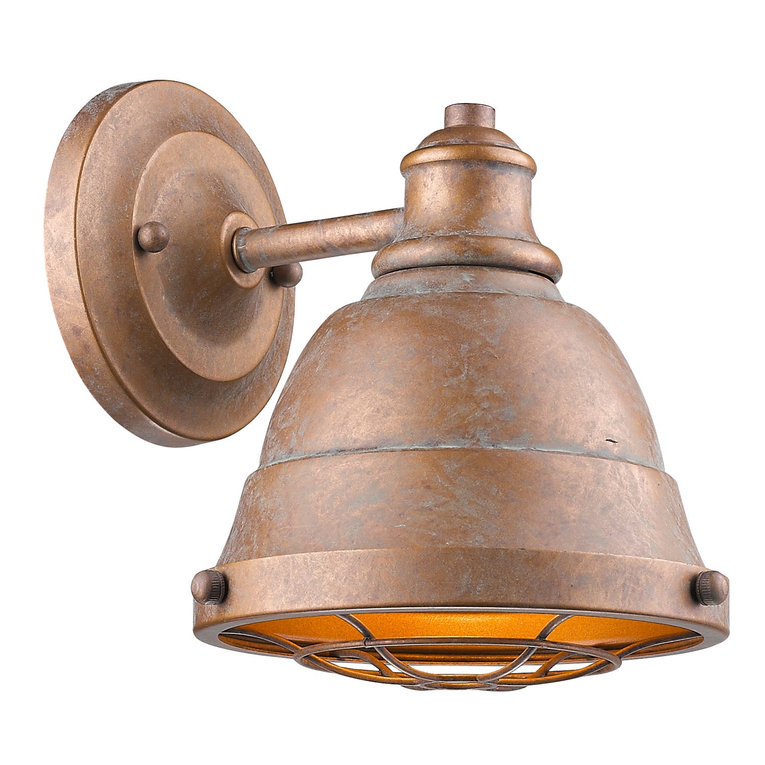Golden Lighting Bartlett 1-light Vanity in Copper Patina - - Golden Lighting