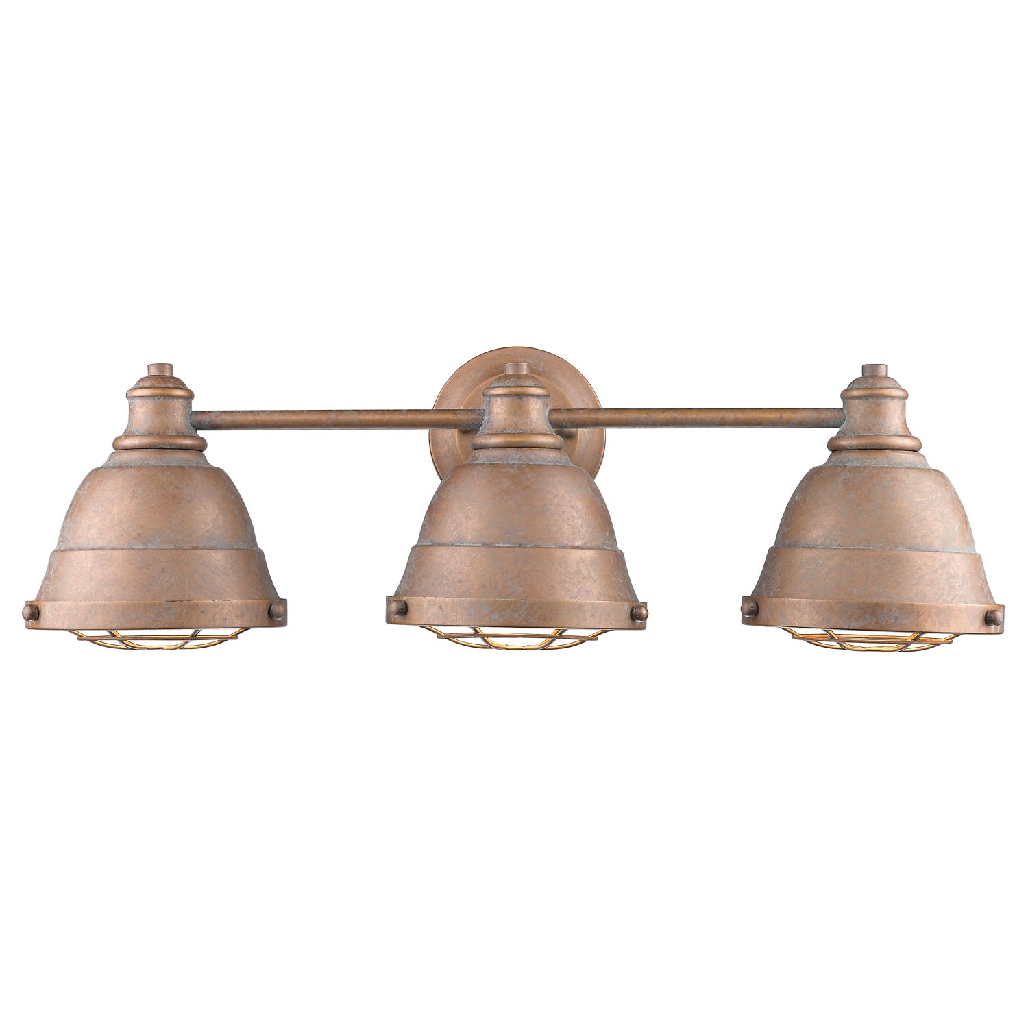 Golden Lighting Bartlett 3-light Vanity in Copper Patina - - Golden Lighting