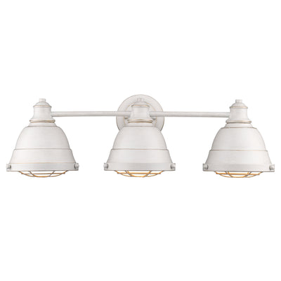 Golden Lighting Bartlett 3-light Vanity in French White - Default Title - Golden Lighting