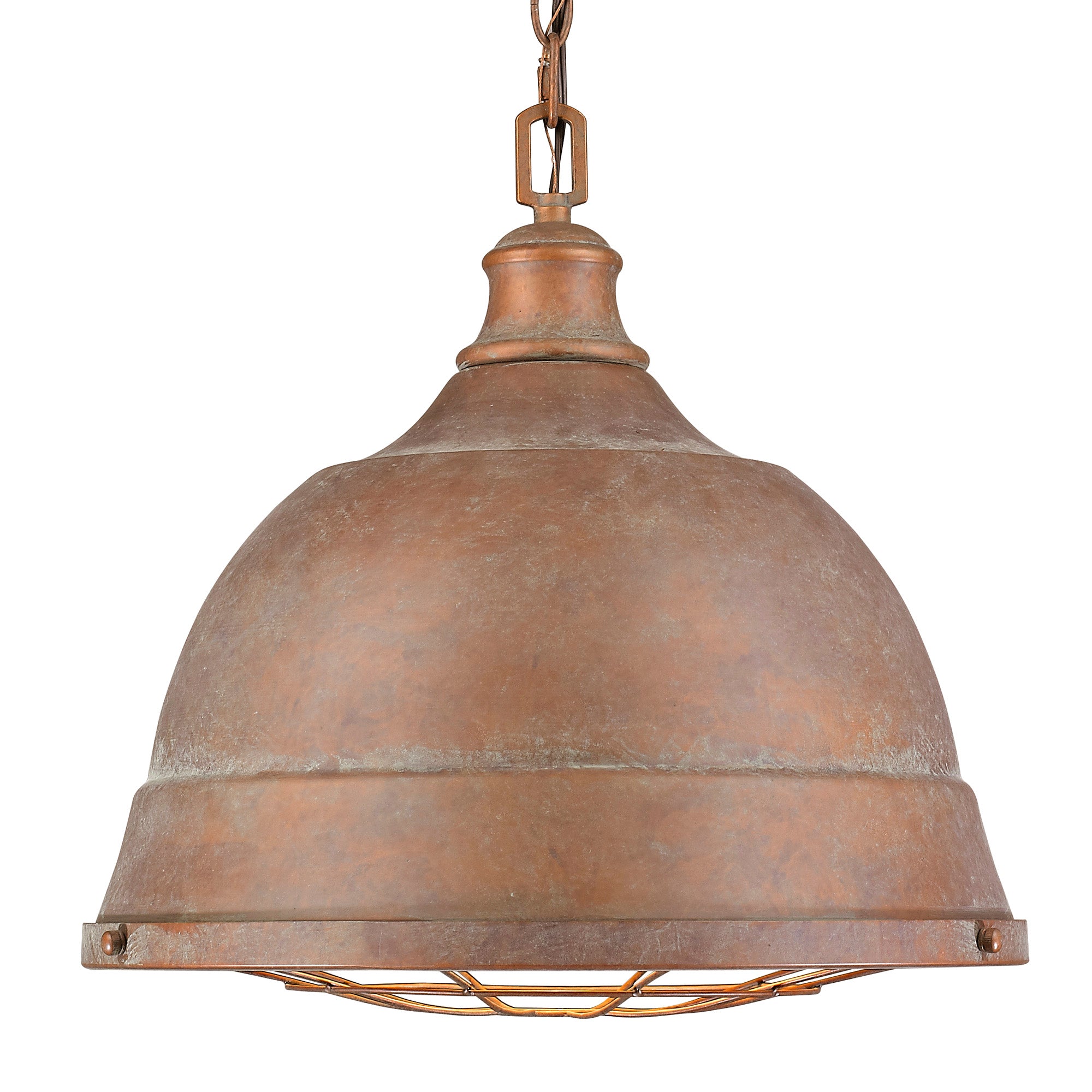 Golden Lighting Bartlett 2-light Pendant in Copper Patina - - Golden Lighting