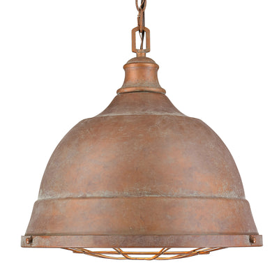 Golden Lighting Bartlett 2-light Pendant in Copper Patina - - Golden Lighting