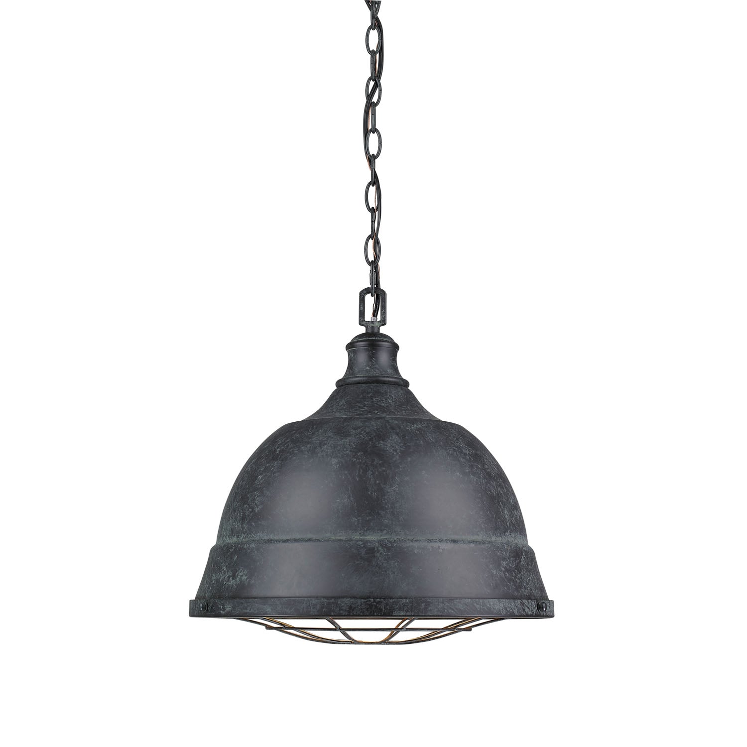 Bartlett 2 Light Pendant in Black Patina - - Golden Lighting