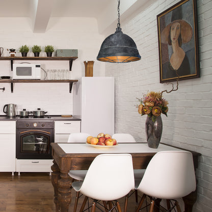 Golden Lighting Bartlett 2-light Pendant in Black Patina