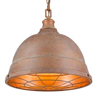 Golden Lighting Bartlett 2-light Pendant in Copper Patina - Default Title - Golden Lighting
