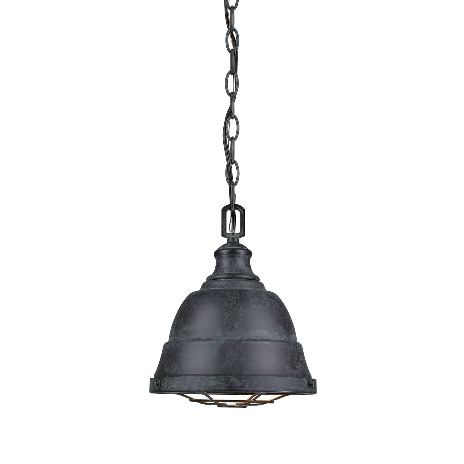 Golden Lighting Bartlett 1-light Pendant in Black Patina - - Golden Lighting