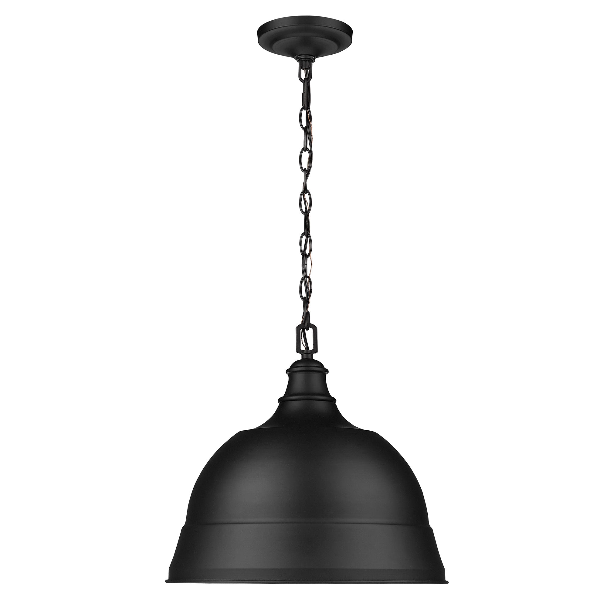Golden Lighting Rebel 2-light Pendant in Matte Black - - Golden Lighting