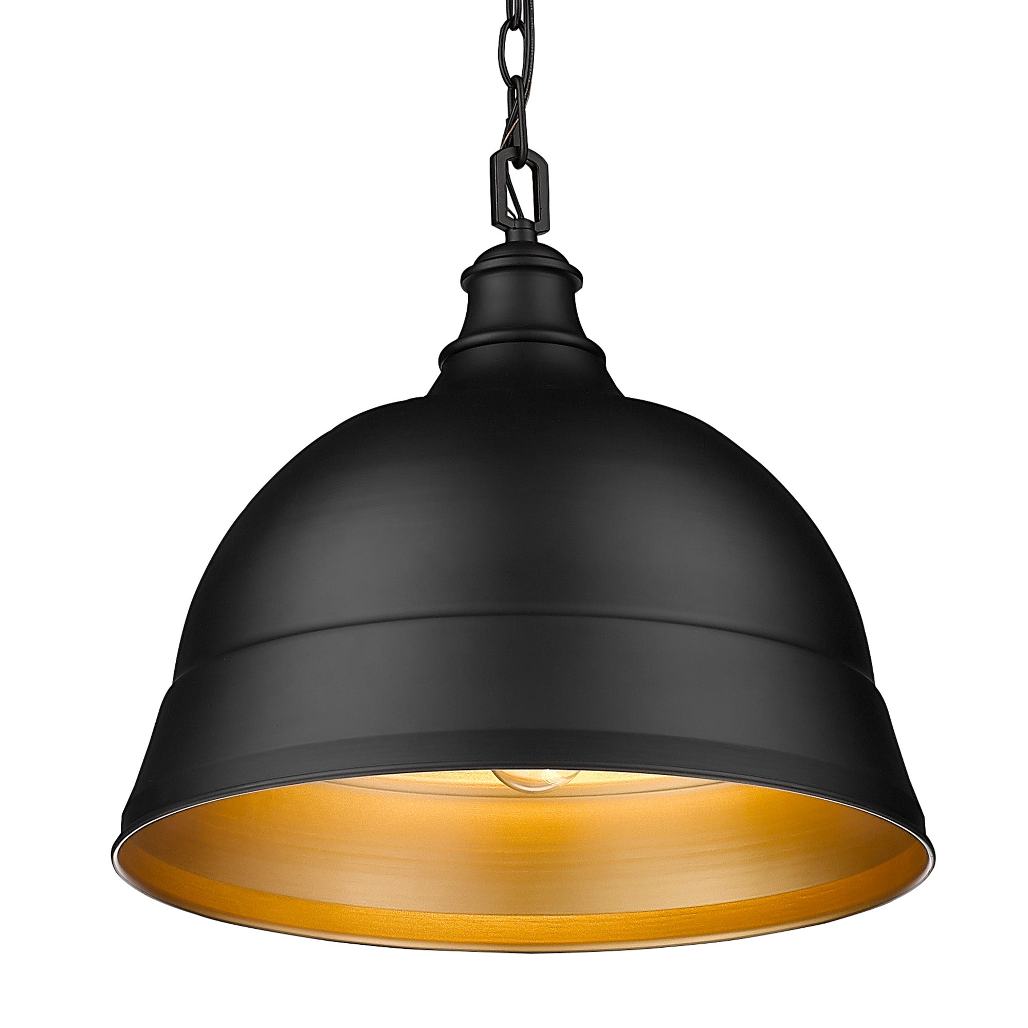 Golden Lighting Rebel 2-light Pendant in Matte Black - - Golden Lighting