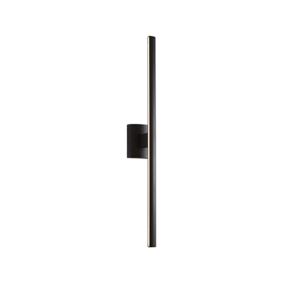Vireo 28" Bidirectional Integrated LED Wall Light - Sand Black - - Golden Lighting