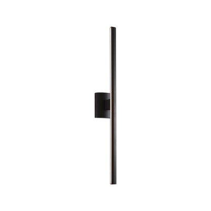 Vireo 28" Bidirectional Integrated LED Wall Light - Sand Black - - Golden Lighting
