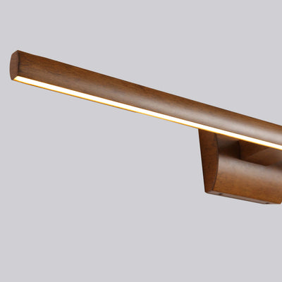 Vireo 28" Bidirectional Integrated LED Wall Light - Walnut - - Golden Lighting