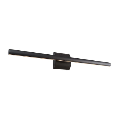 Vireo 32" Bidirectional Integrated LED Wall Light - Sand Black - - Golden Lighting