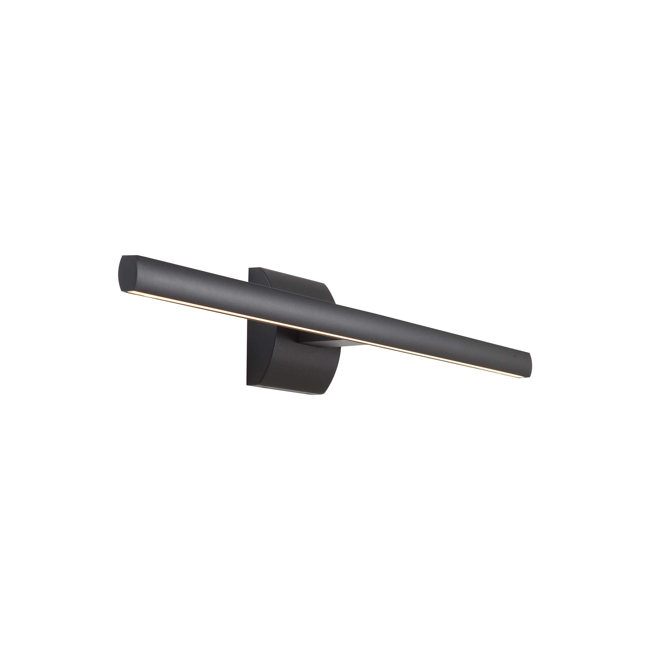 Vireo 32" Bidirectional Integrated LED Wall Light - Sand Black - - Golden Lighting