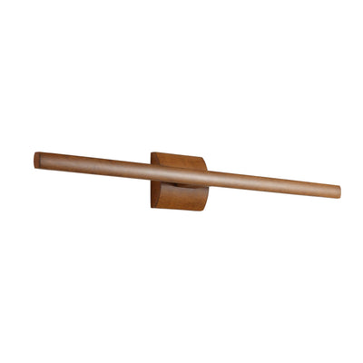 Vireo 32" Bidirectional Integrated LED Wall Light - Walnut - - Golden Lighting