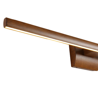 Vireo 32" Bidirectional Integrated LED Wall Light - Walnut - - Golden Lighting