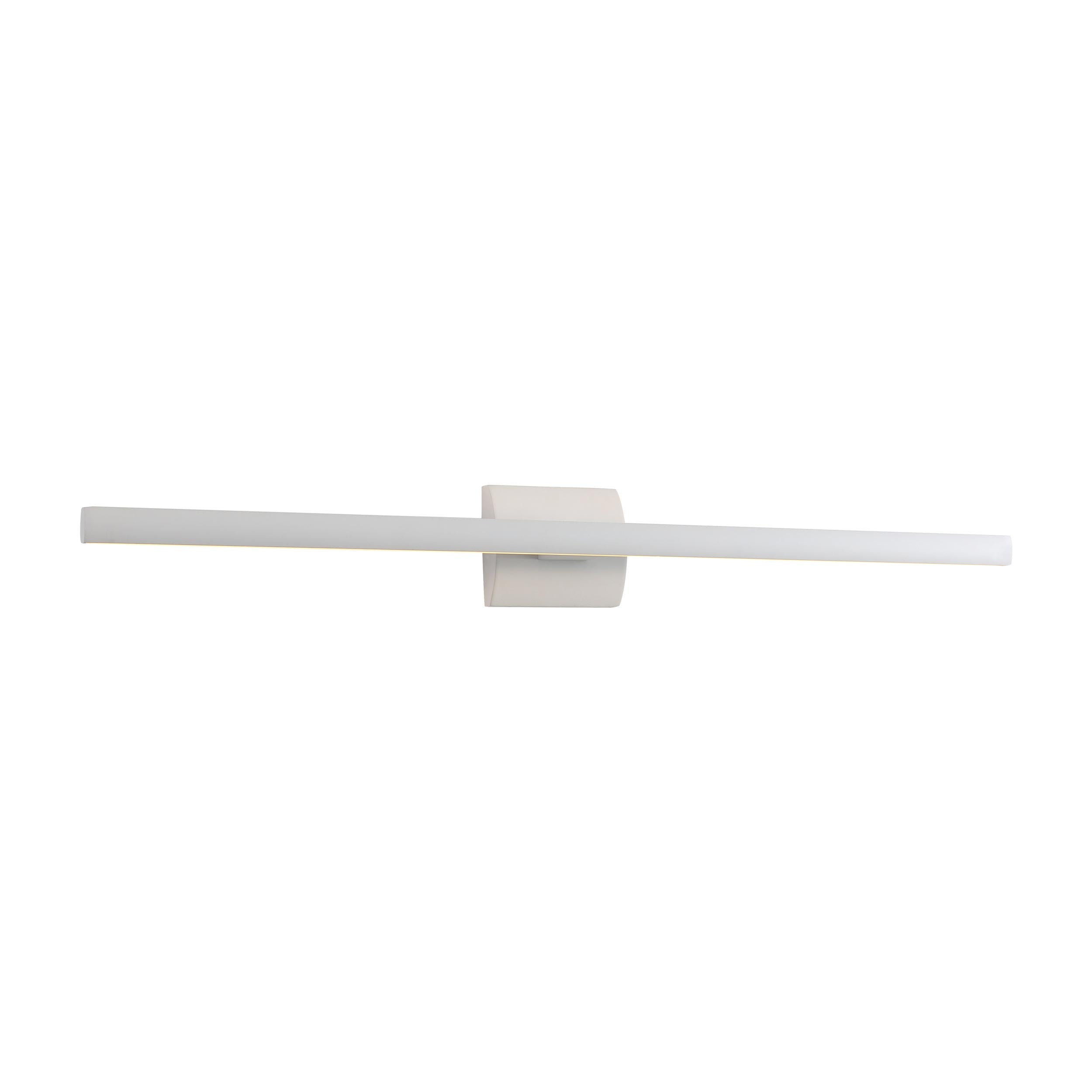 Vireo - 35" Bath Bar - Sand White / No Shade / N/A - Golden Lighting