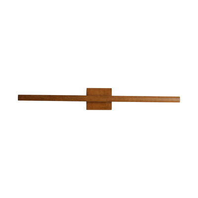 Vireo 36" Bidirectional Integrated LED Wall Light - Walnut - - Golden Lighting