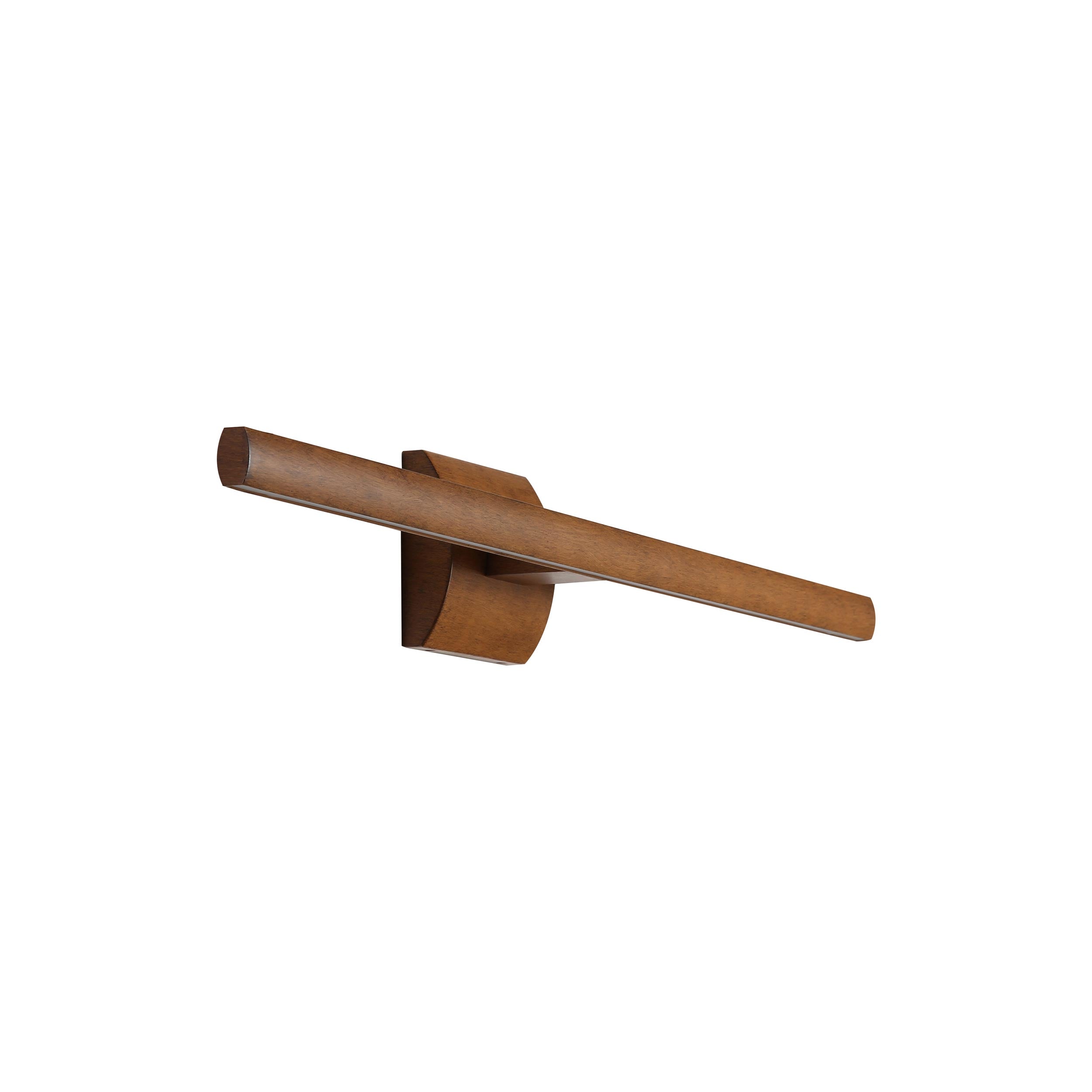 Vireo 36" Bidirectional Integrated LED Wall Light - Walnut - - Golden Lighting