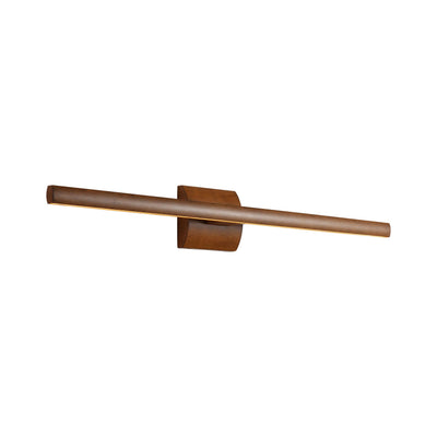 Vireo 36" Bidirectional Integrated LED Wall Light - Walnut - - Golden Lighting