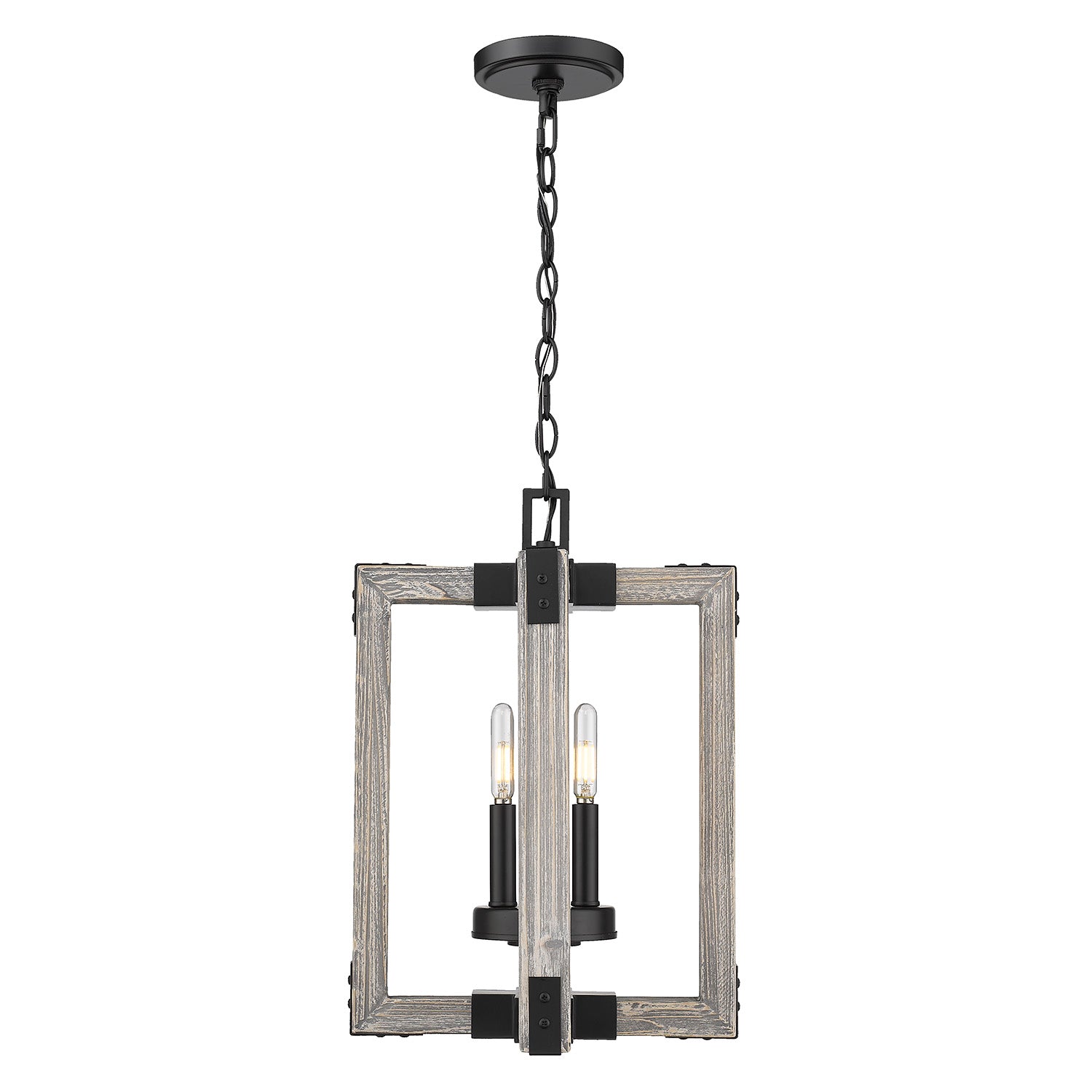 Lowell 3-light Pendant in Matte Black