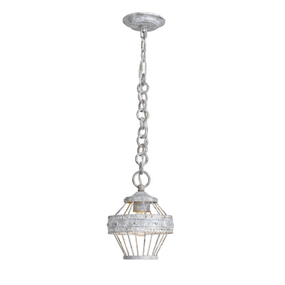 Ferris 1-light Semi-Flush Mount in Oyster