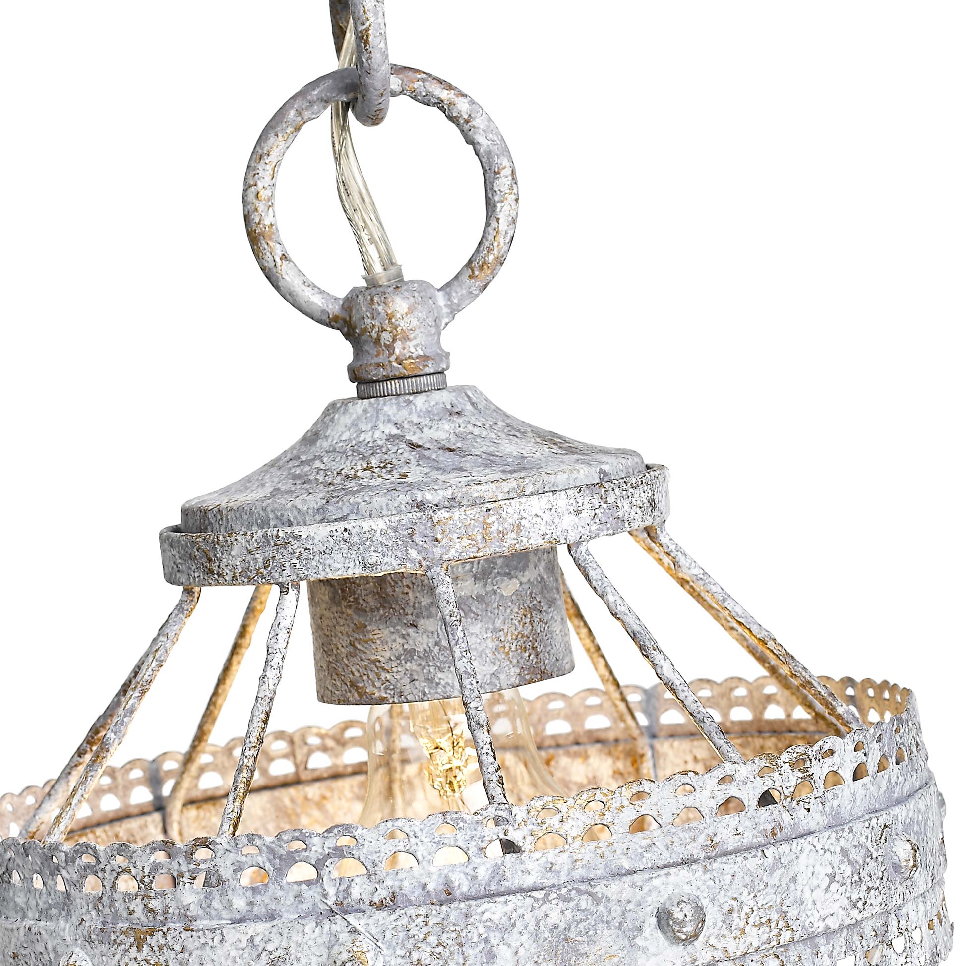 Ferris 1-light Semi-Flush Mount in Oyster