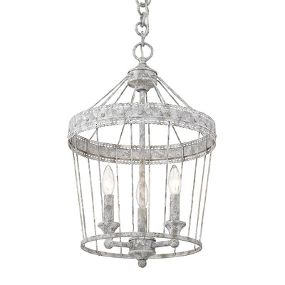 Ferris 3-light Pendant in Oyster - Golden Lighting