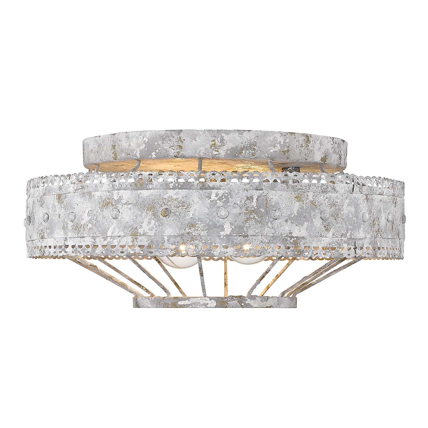 Ferris 2-light Flush Mount in Oyster