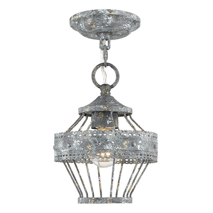 Ferris 1-light Pendant in Blue Verde Patina