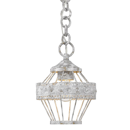 Ferris Mini Pendant in Oyster - - Golden Lighting