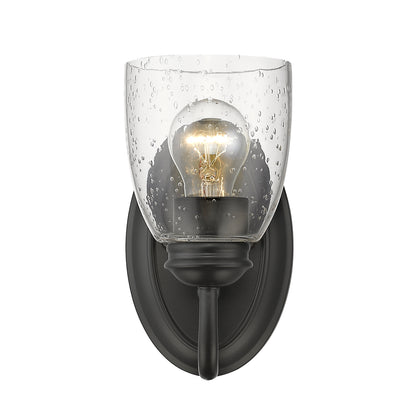 Golden Lighting Parrish 1-light Vanity in Matte Black - - Golden Lighting