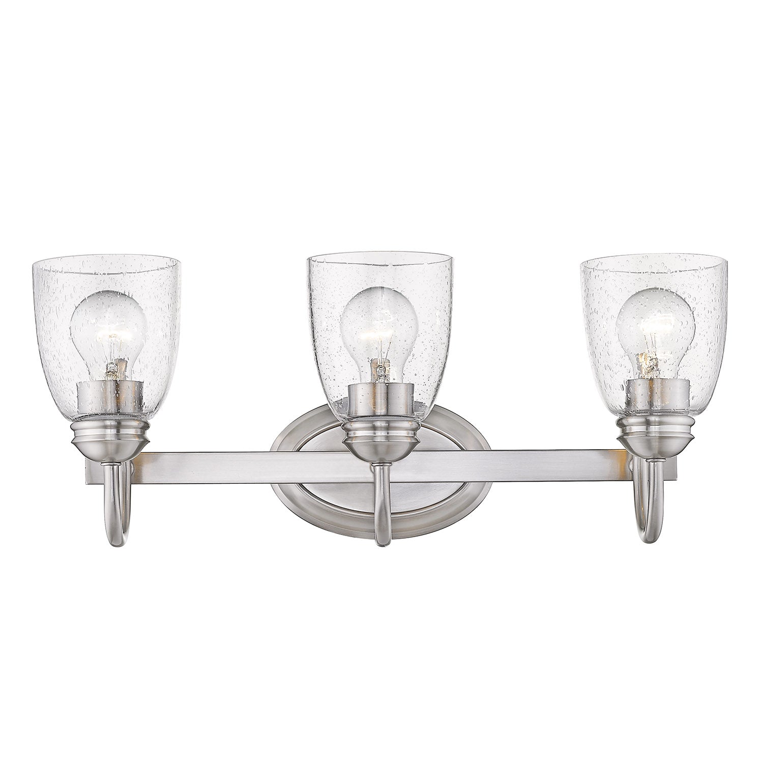 Golden Lighting Parrish 3-light Vanity in Pewter - - Golden Lighting