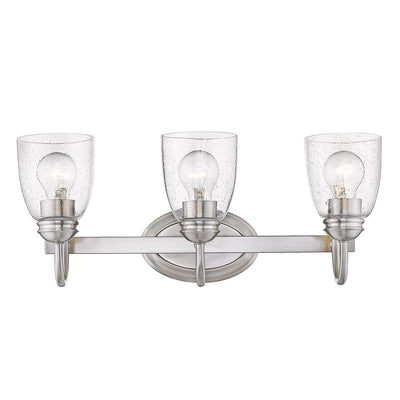 Golden Lighting Parrish 3-light Vanity in Pewter - - Golden Lighting