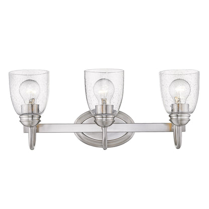 Golden Lighting Parrish 3-light Vanity in Pewter - - Golden Lighting