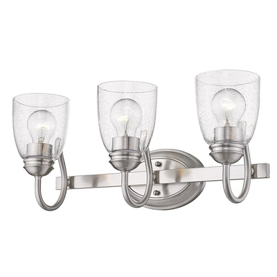 Golden Lighting Parrish 3-light Vanity in Pewter - - Golden Lighting