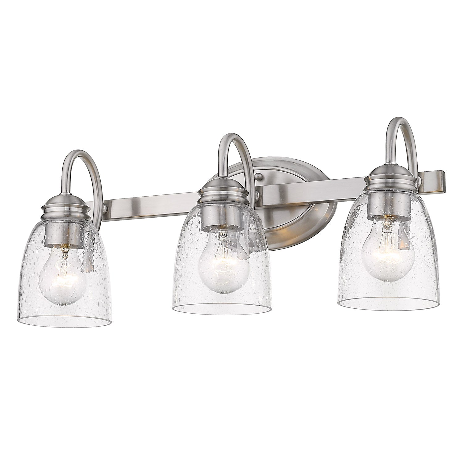 Golden Lighting Parrish 3-light Vanity in Pewter - - Golden Lighting