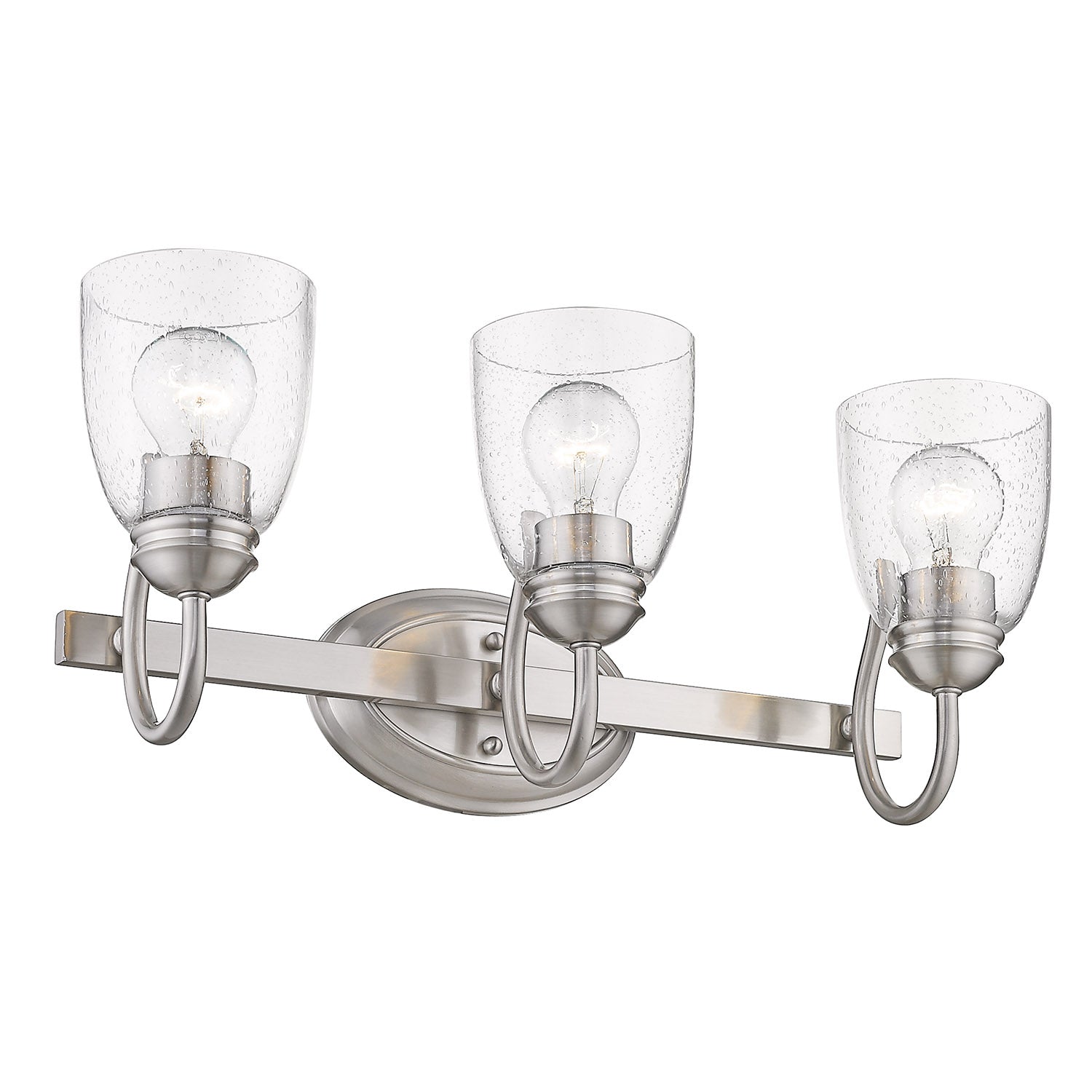 Golden Lighting Parrish 3-light Vanity in Pewter