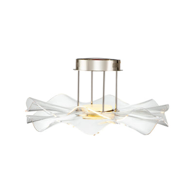 Golden Lighting Vetrina Integrated LED Semi-Flush Mount in Light Gold - - Golden Lighting
