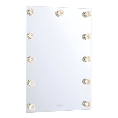 Starlight LED 24in Mirror with Glass Rose Diffusers