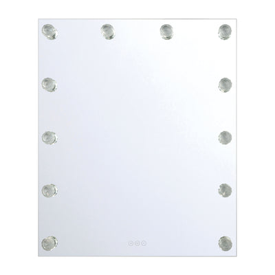 Starlight LED 30in Mirror with Clear Acrylic Globe Diffusers