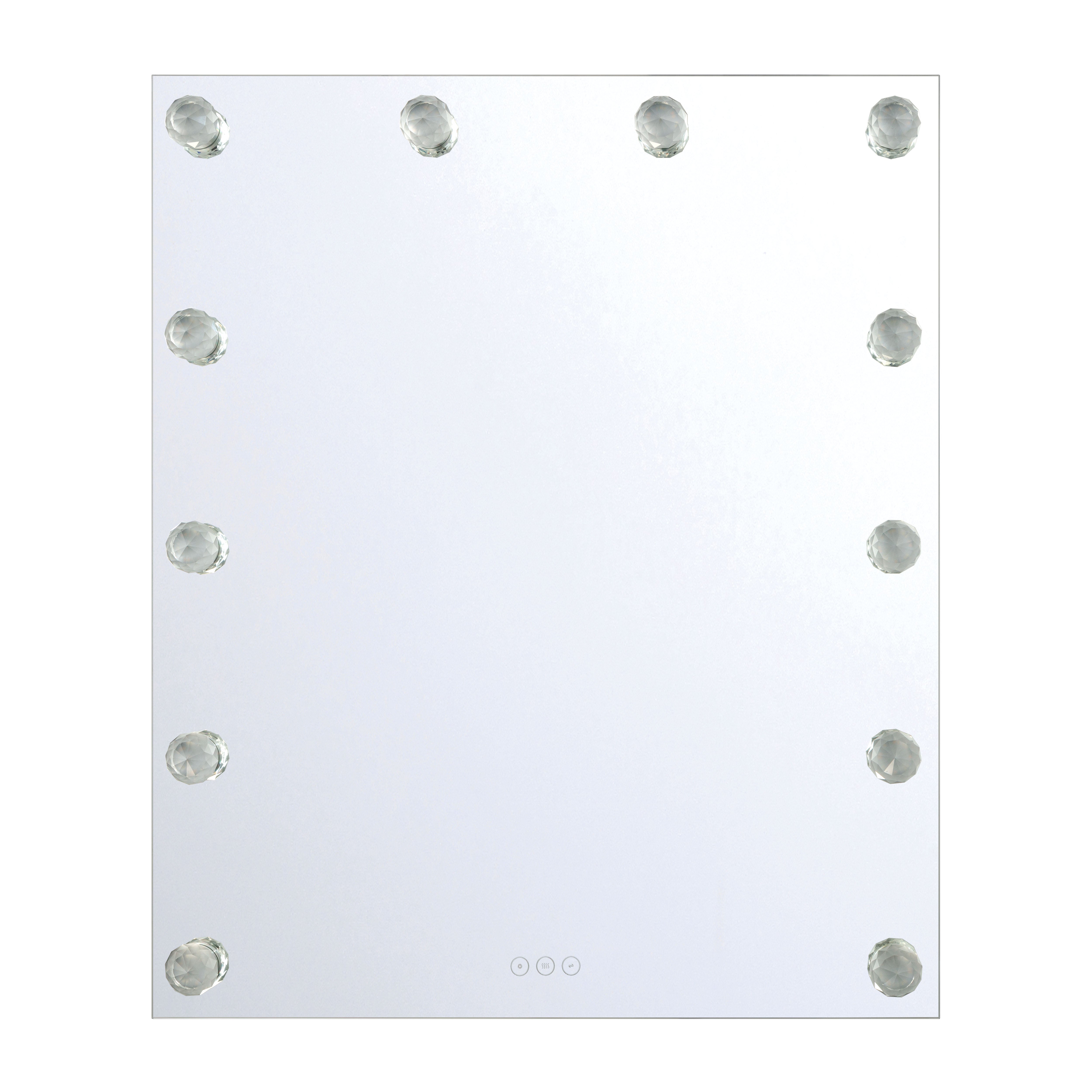 Starlight LED 30in Mirror with Clear Acrylic Globe Diffusers