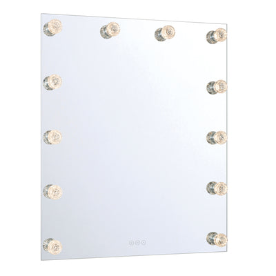 Starlight LED 30in Mirror with Glass Rose Diffusers