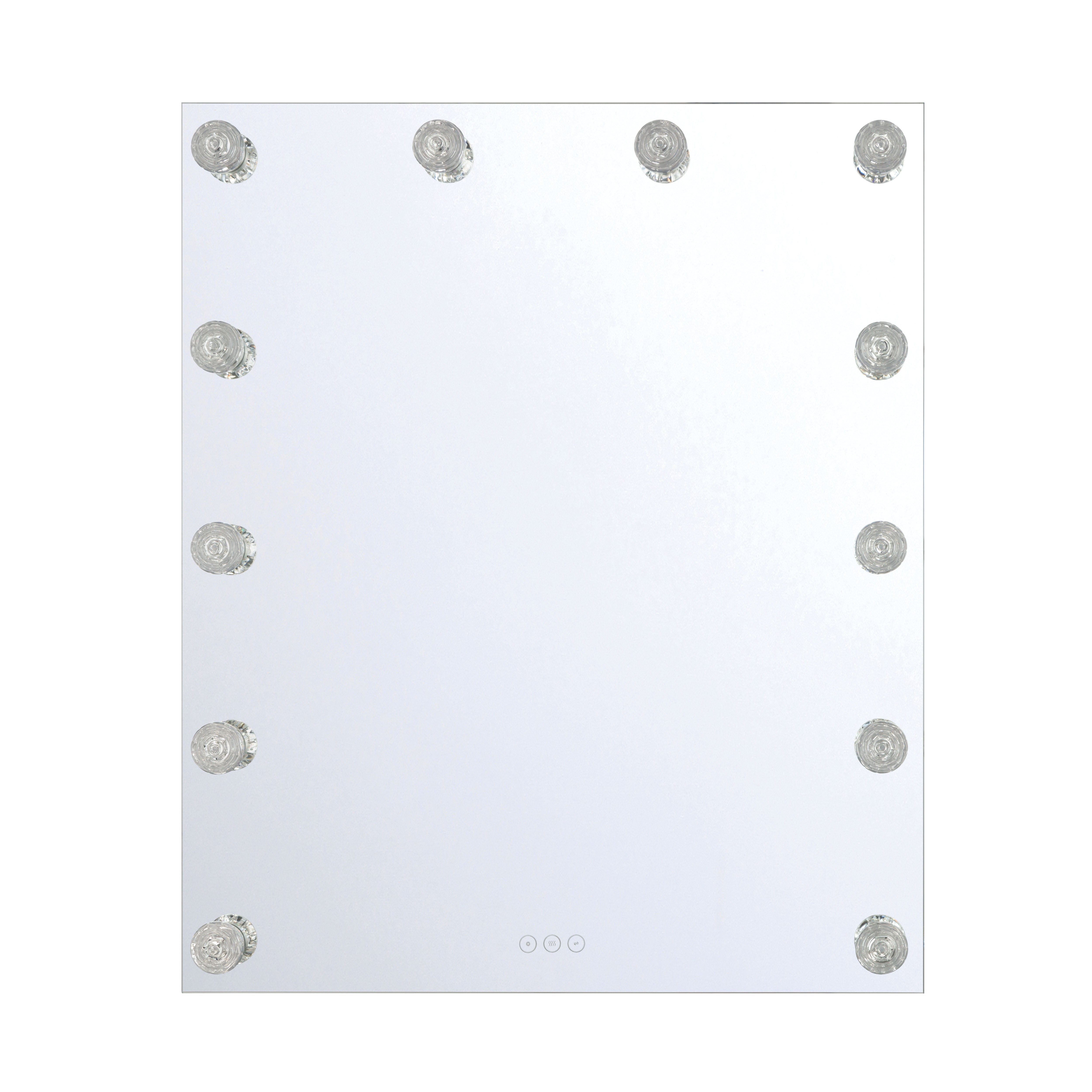 Starlight LED 30in Mirror with Glass Rose Diffusers